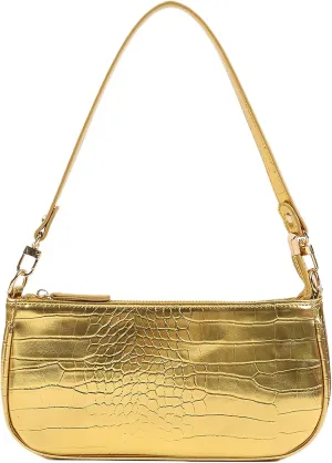 Barabum Retro Classic Clutch Shoulder Tote HandBag with Zipper Closure Purse for Women