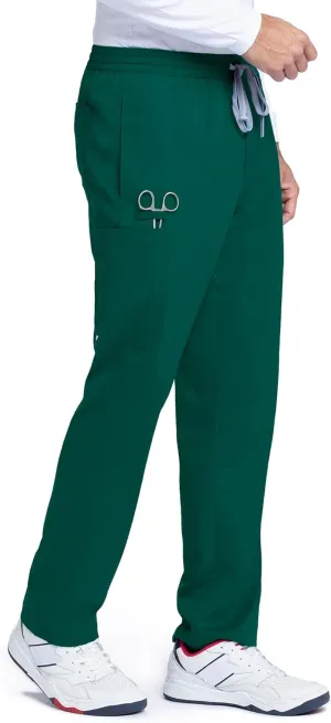 BARCO Grey's Anatomy Scrubs - Evan Scrub Pant for Men, Elastic Waist With Zip Fly, Straight Leg Men's Scrub Pant
