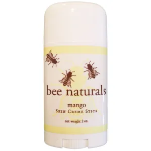 Bee Naturals Mango Hand Cream Stick – Solid Lotion for Deep Hydration & Protection with Beeswax & Natural Oils – Portable, Mess-Free, & Multi-Use Balm for Dry skin area- 2 Oz