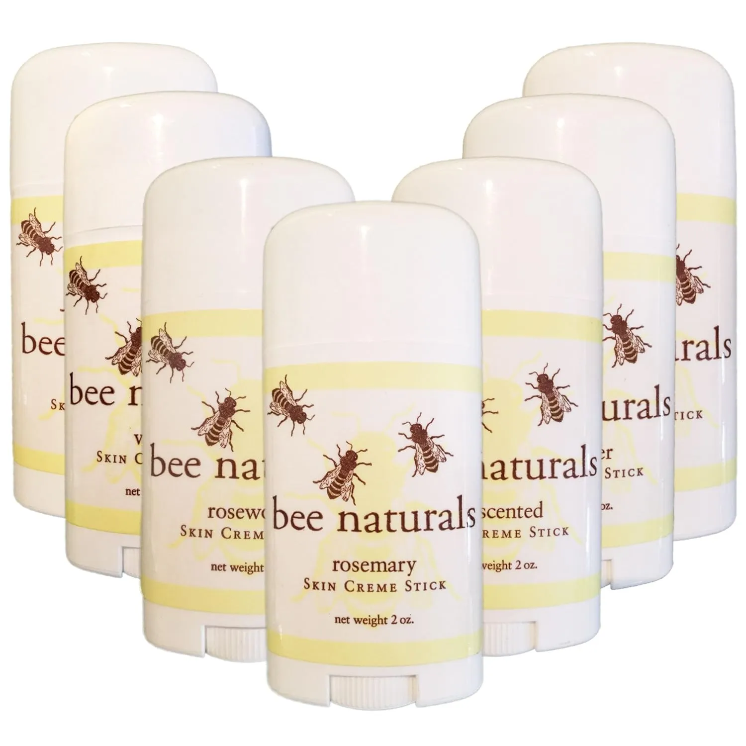 Bee Naturals Mango Hand Cream Stick – Solid Lotion for Deep Hydration & Protection with Beeswax & Natural Oils – Portable, Mess-Free, & Multi-Use Balm for Dry skin area- 2 Oz