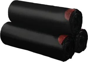 Begale 6 Gallon Drawstring Trash Bags, Black Small Drawstring Garbage Bags, 110 Counts