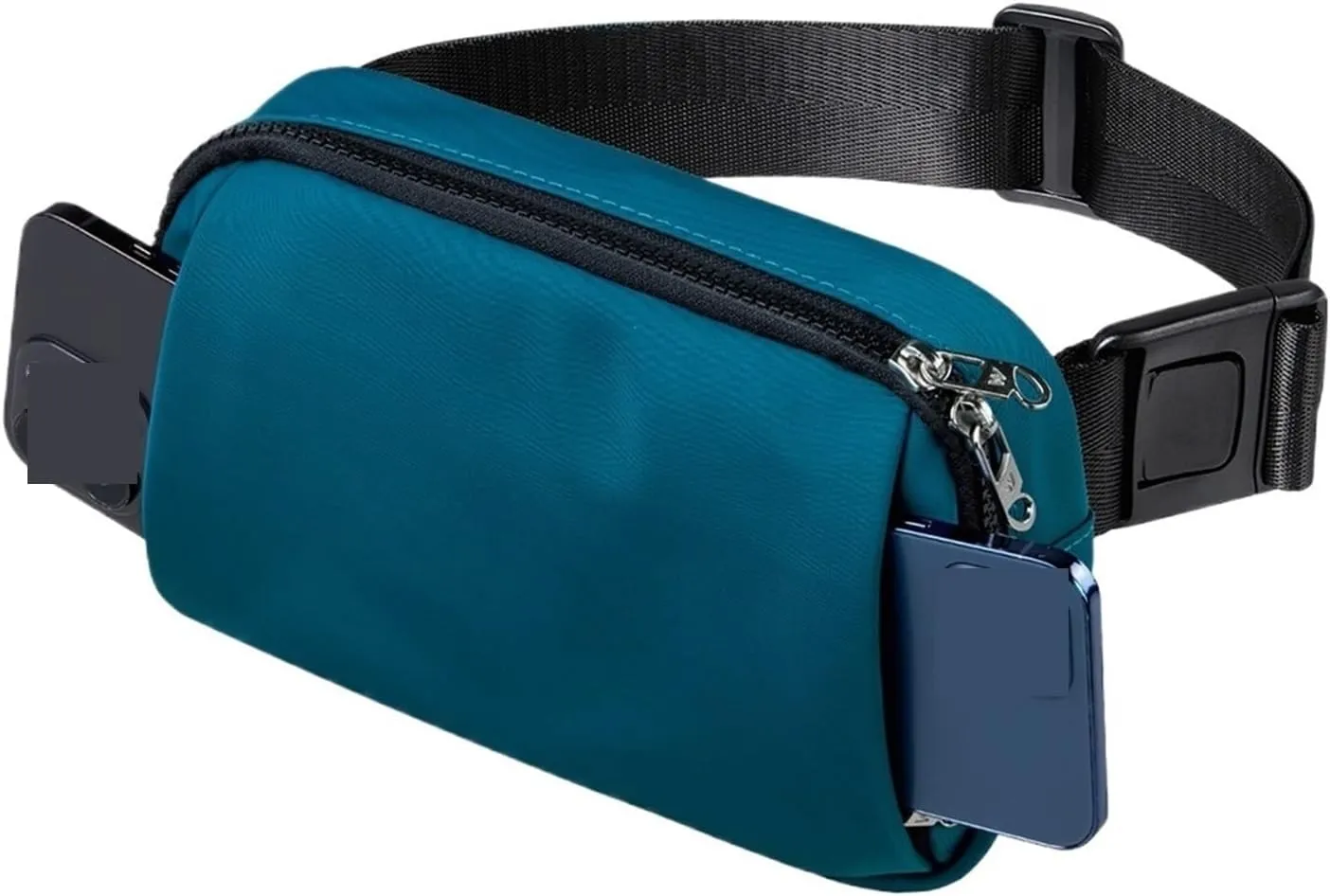 Belt Sports Walking Waist Bag Runner Belt Bag Hip Fit For MAN Woman(Peacock Blue)