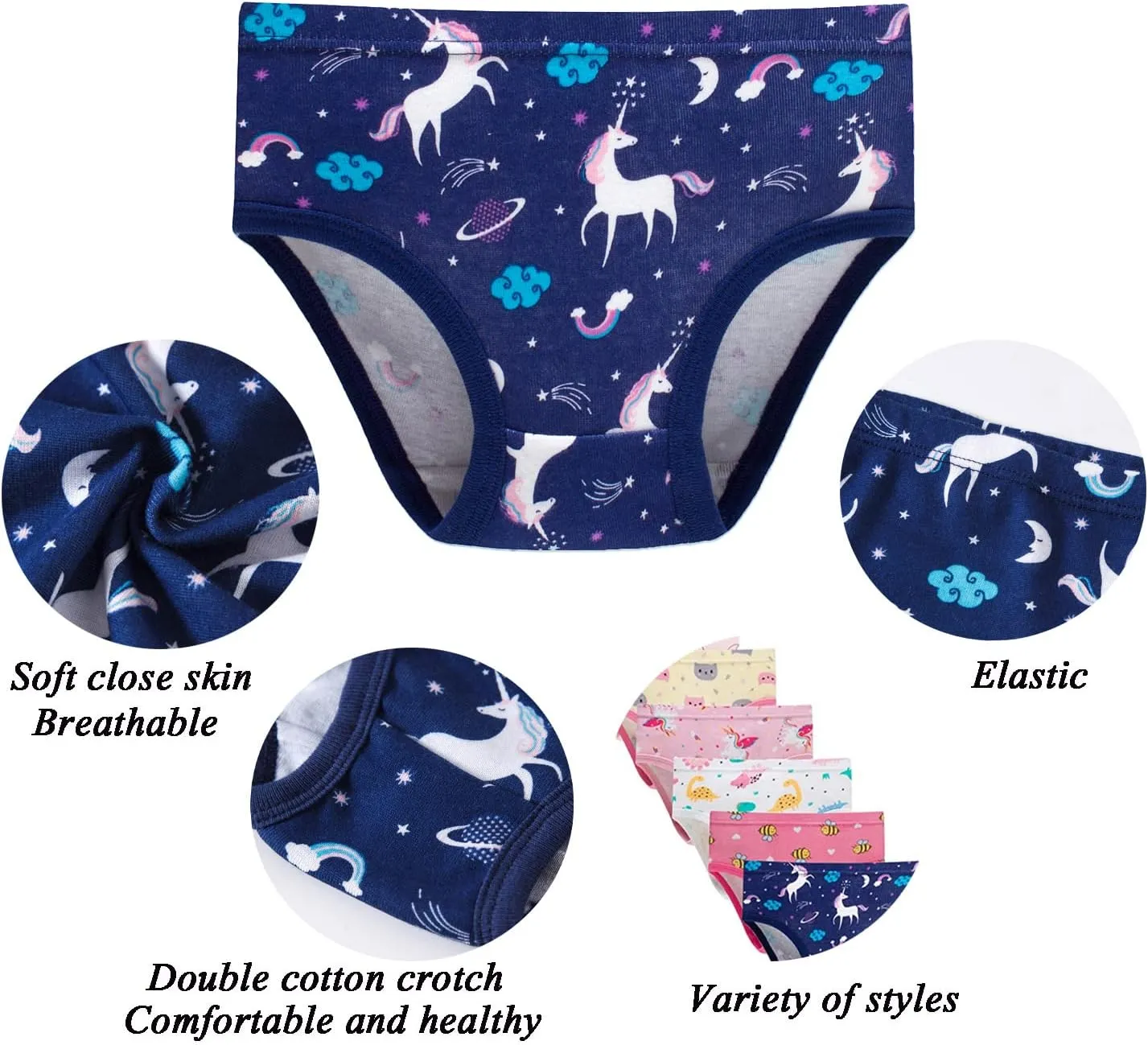 Boboking Comfty Underwear Little Girls'Briefs Undies Girls Panties