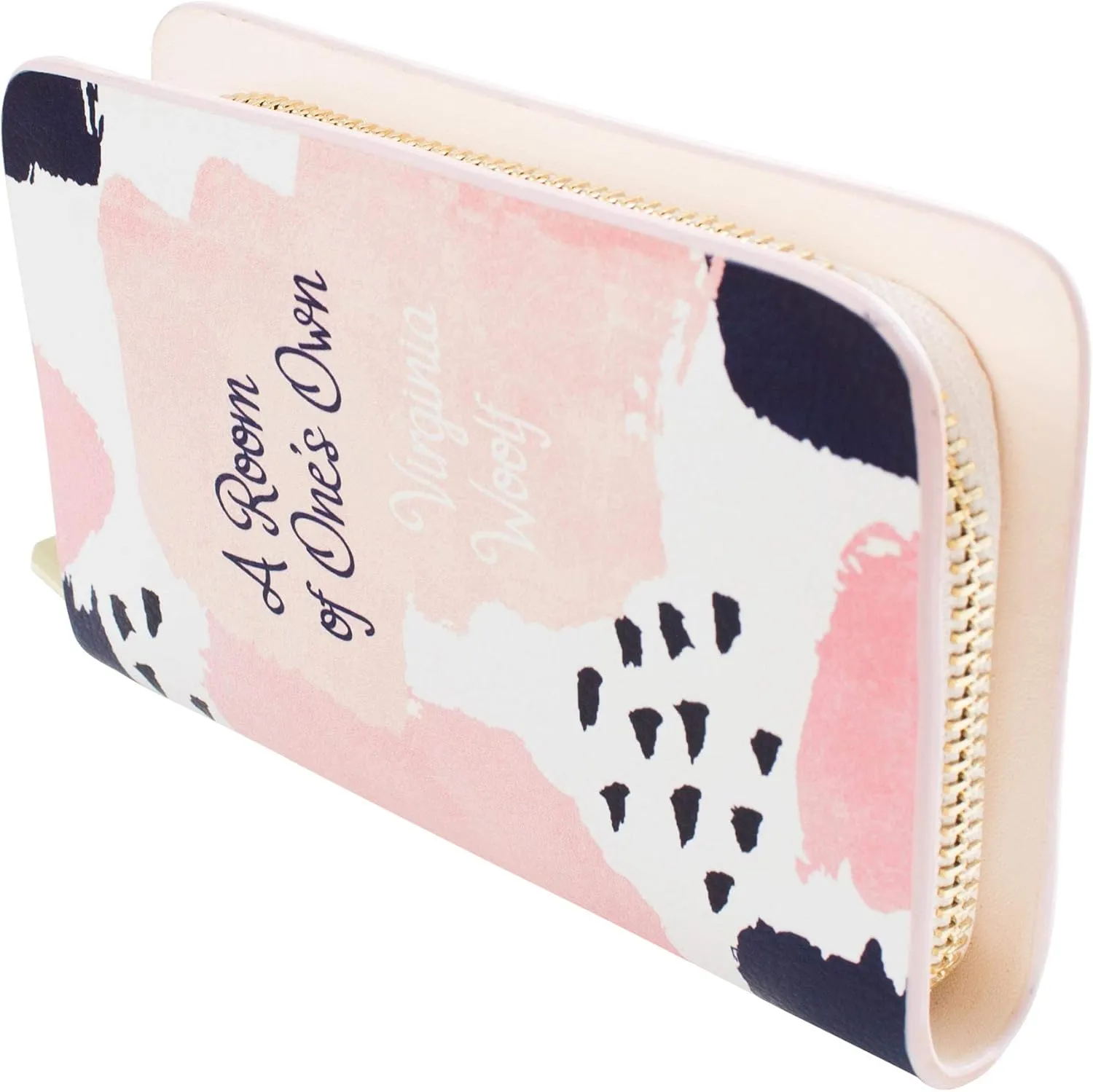 Book Themed Zip Around Wallet for Book Lovers- Ideal Literary Gift for Book Club, Readers & Bookworms - Vegan Faux Leather Clutch by Well Read