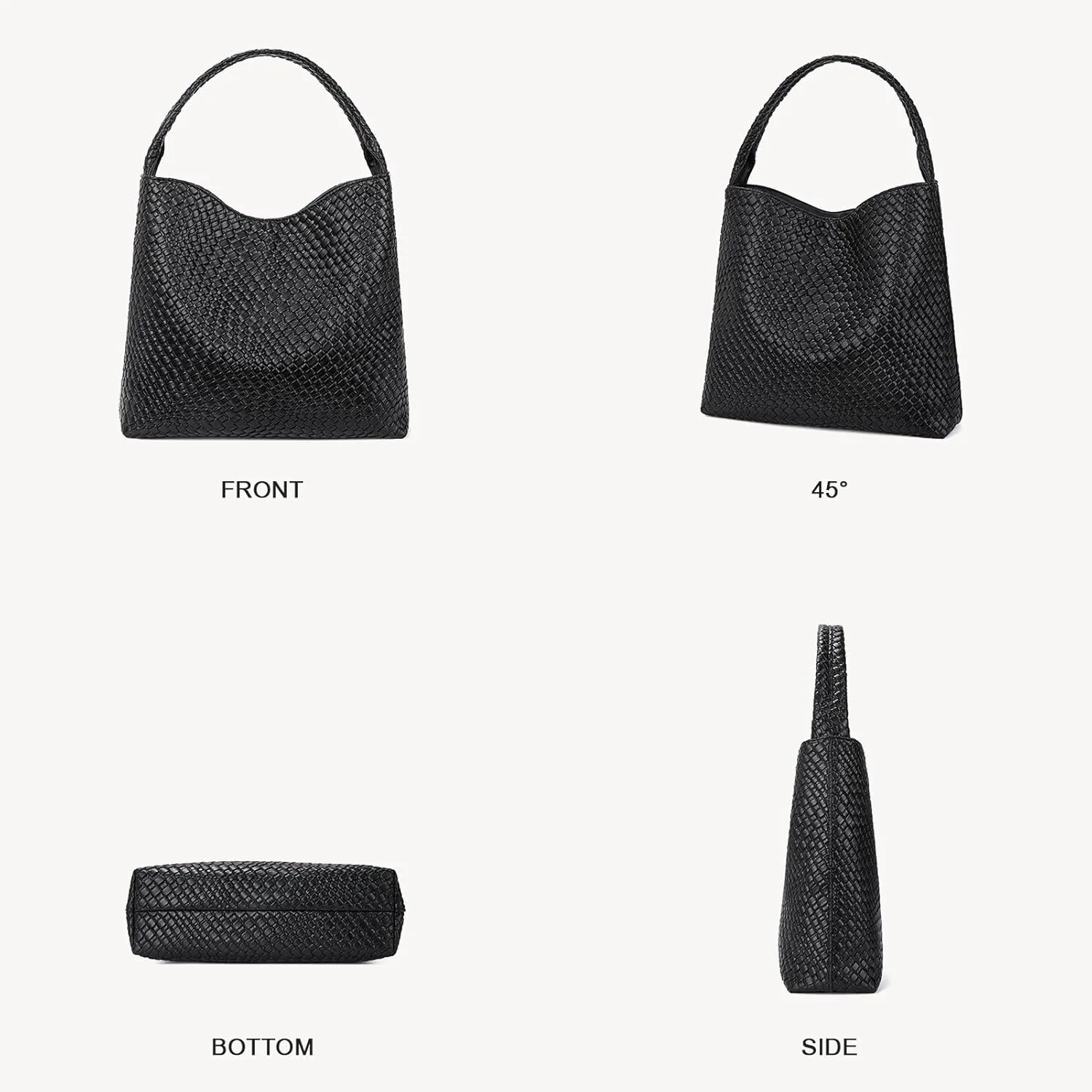 BOSTANTEN Shoulder Bag for Women Trendy Summer Hobo Handbag Purse Top-handlde Tote Bag