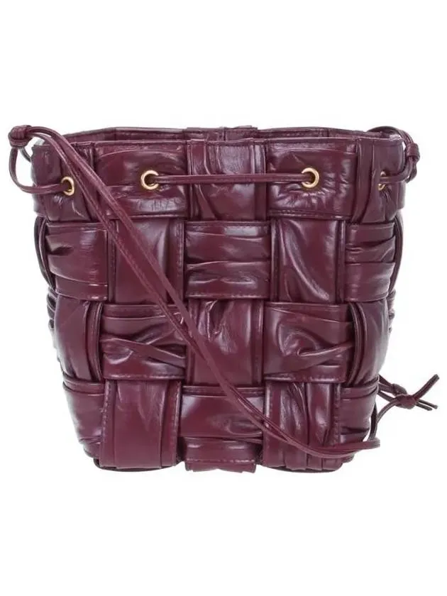 Bottega Veneta Cassette Mini Bucket Bag Barolo