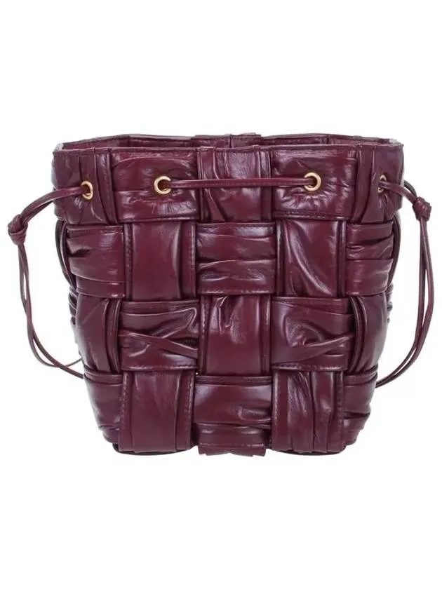 Bottega Veneta Cassette Mini Bucket Bag Barolo