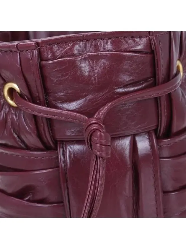 Bottega Veneta Cassette Mini Bucket Bag Barolo