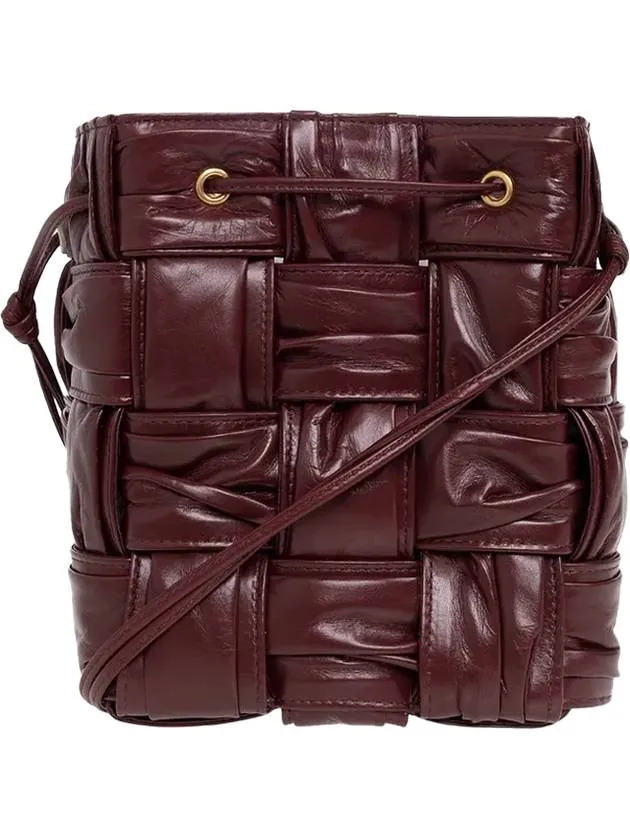 Bottega Veneta Cassette Mini Bucket Bag Barolo