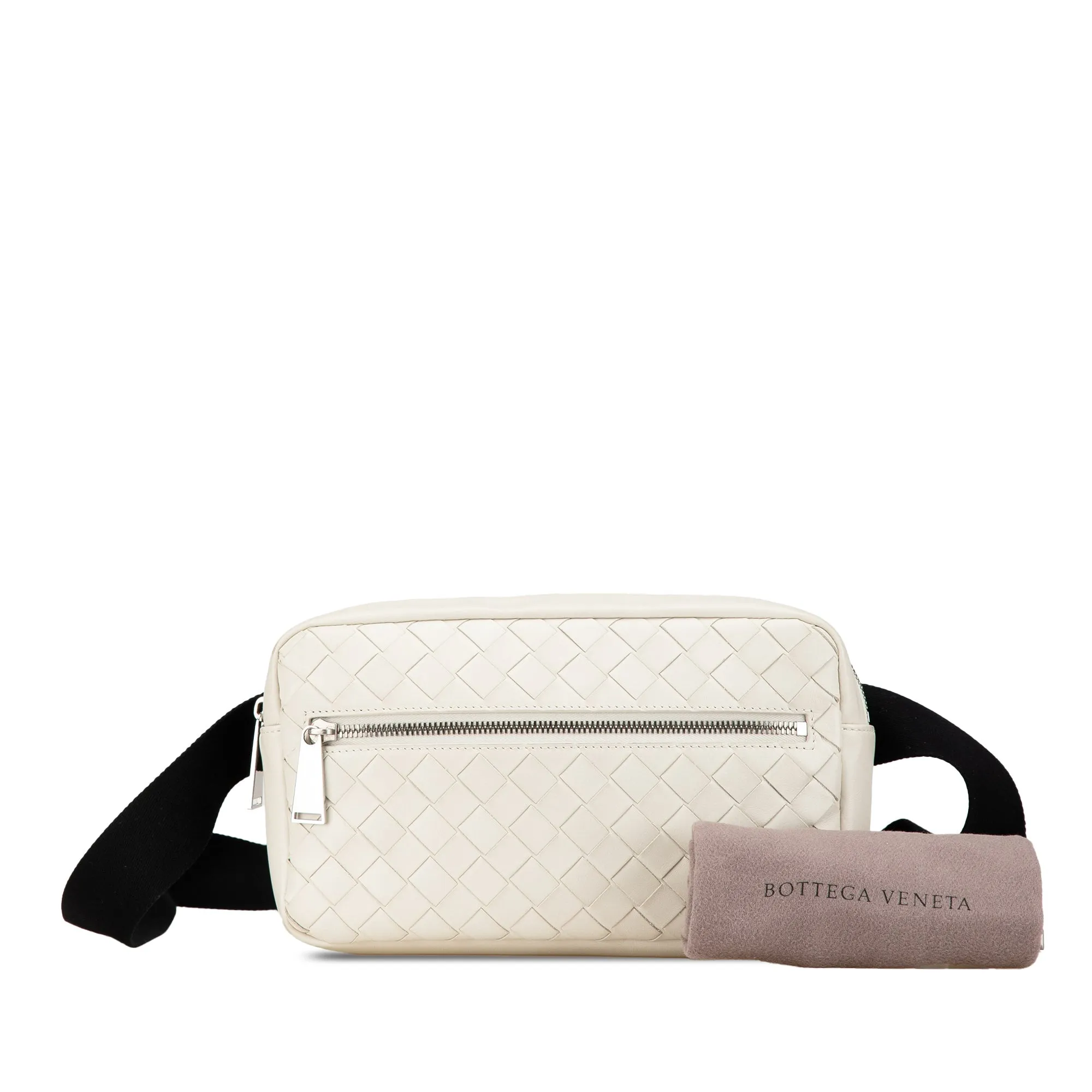 Bottega Veneta Leather Intrecciato Belt Bag