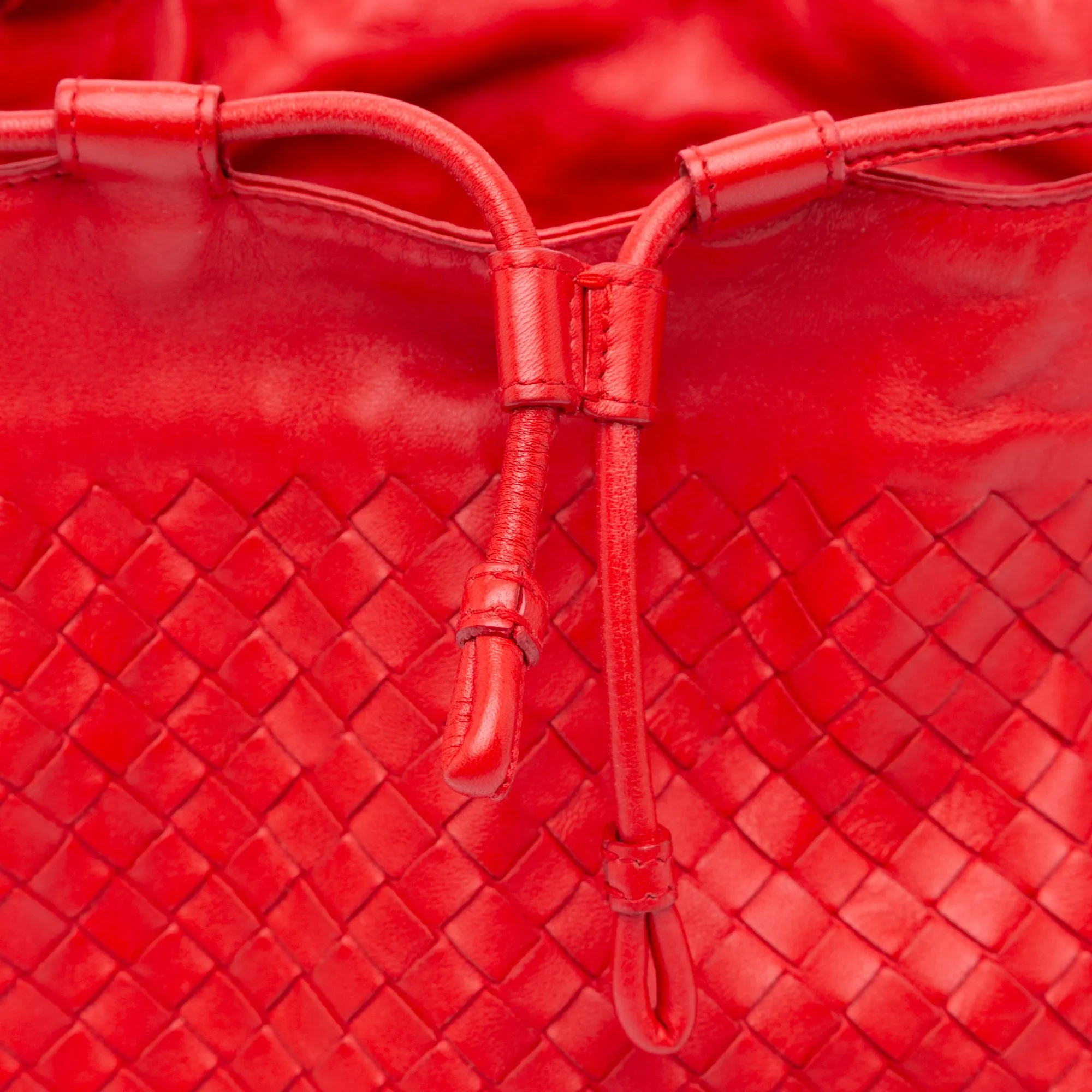Bottega Veneta Nappa Intrecciato Drawstring Bucket Bag