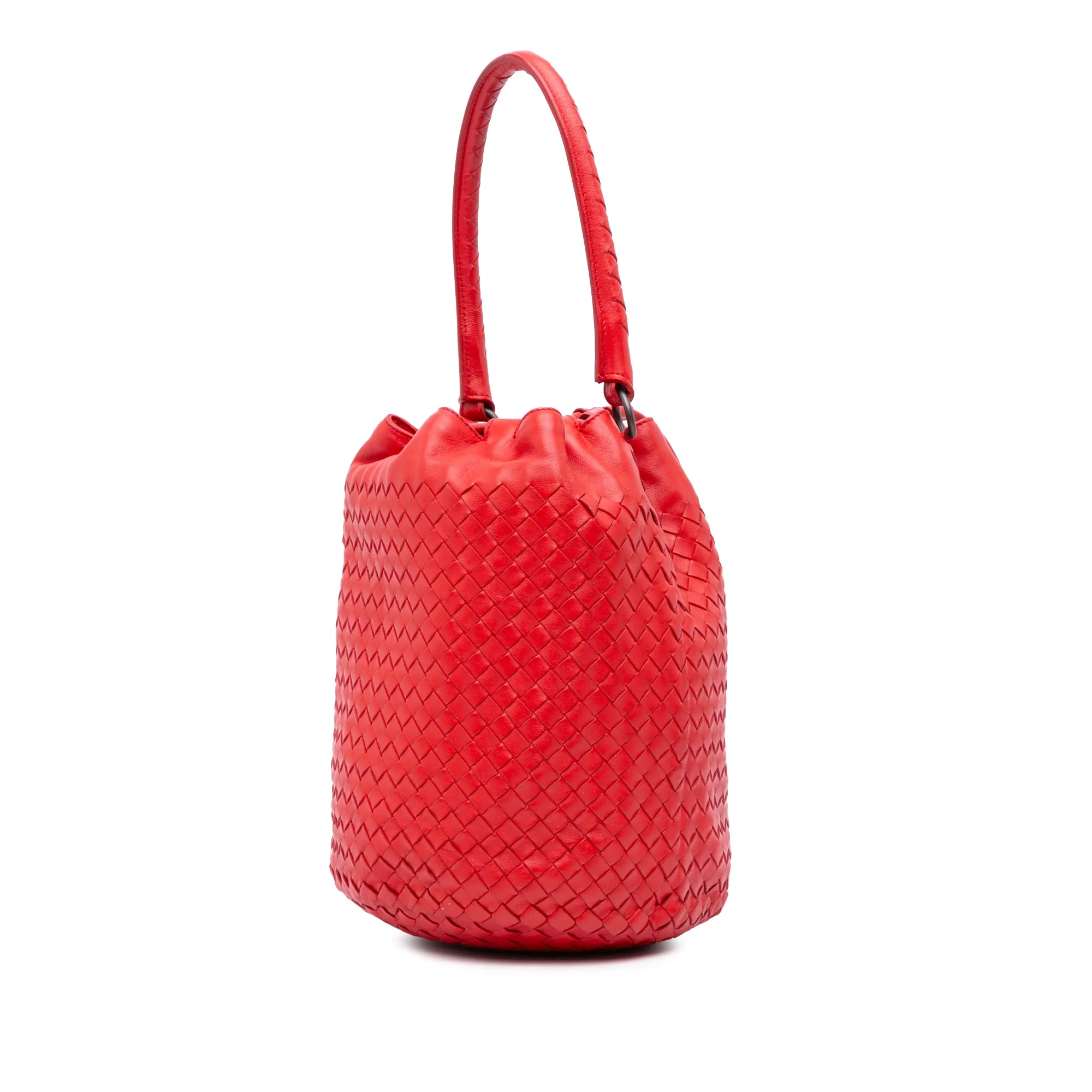 Bottega Veneta Nappa Intrecciato Drawstring Bucket Bag