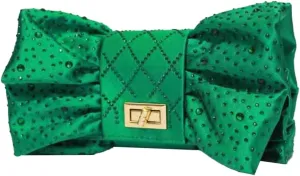 Bow Clutch Purses Women 2025 Pleated Evening Bag Formal Vintage Rhinestone Satin Handbags for Bridal Wedding Party