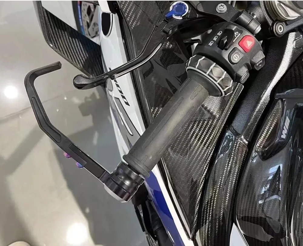Brake Lever Guard for RSV4 2009-2014 Motorcycle Brake Clutch Le Protection for Guard Aluminium Modified(Black (Right))
