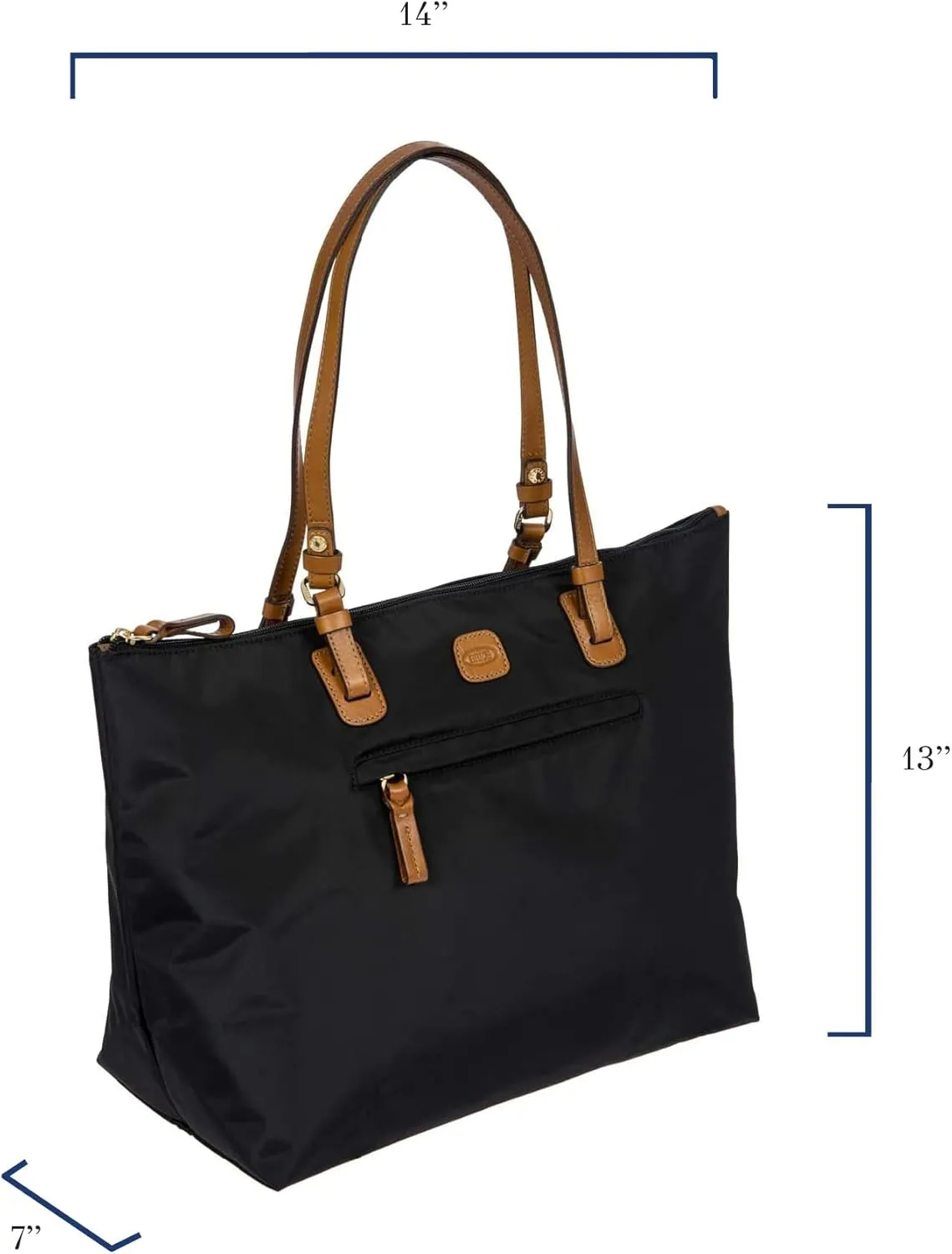 Bric's Sportina X-Bag - Large Tote Bag - 3-Way Shopper Shoulder Bag - X-Collection Designer Handbag for Travel and Work