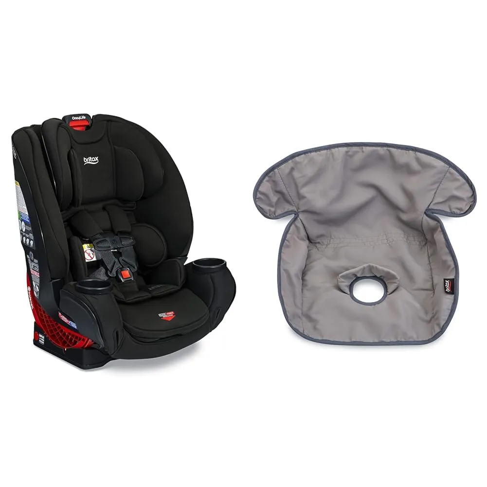 Britax One4Life ClickTight All-in-One Car Seat, Eclipse Black & Car Seat Waterproof Liner - Moisture Wicking Fabric   No Slip Grip   Machine Washable   Crash Tested
