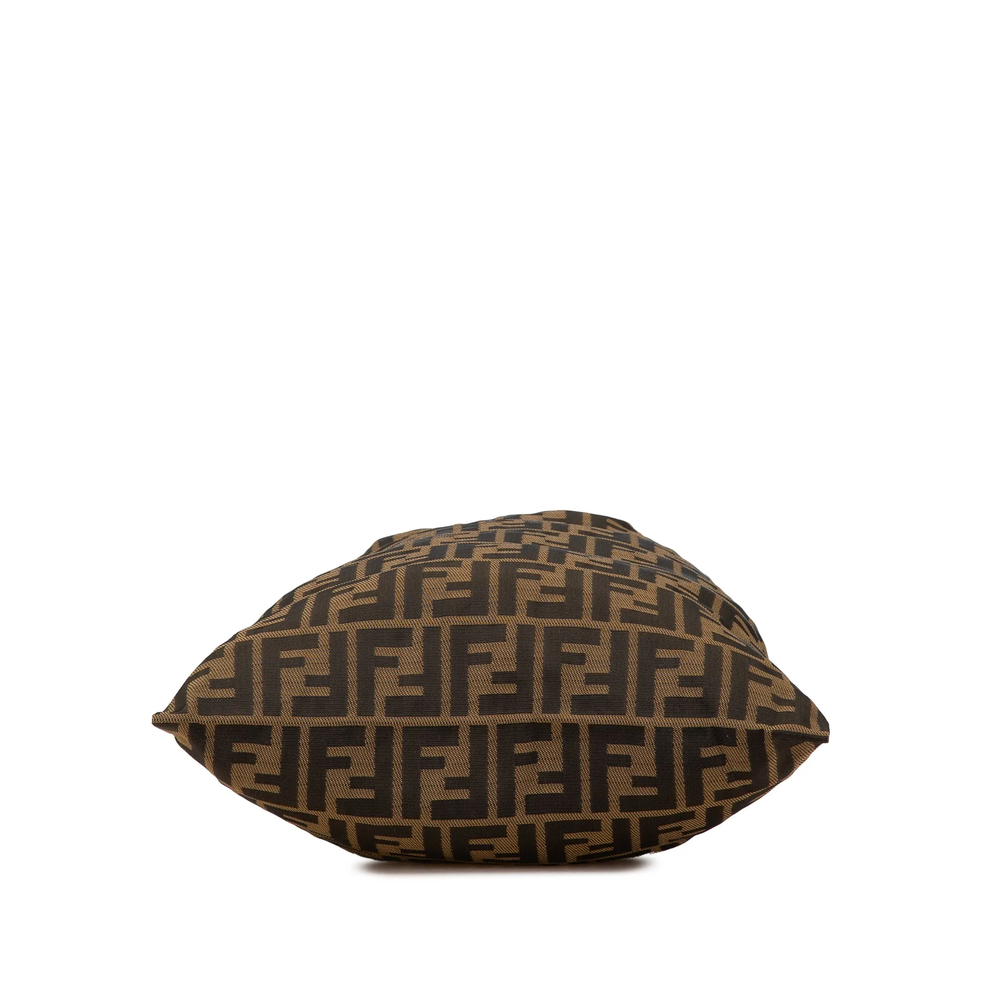 Brown Fendi Zucca Canvas Drawstring Bag