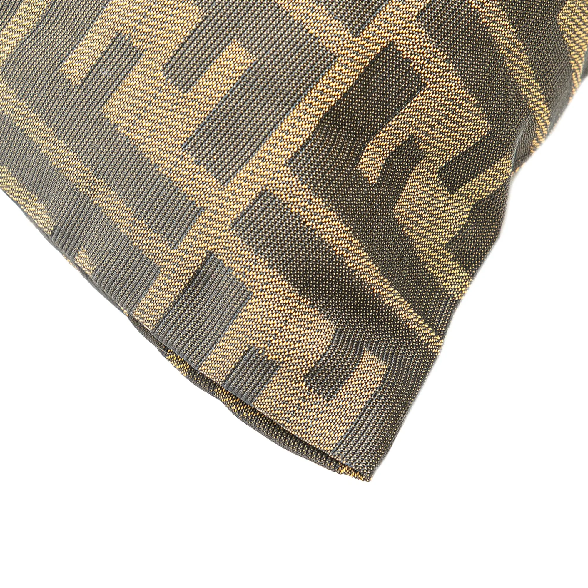 Brown Fendi Zucca Canvas Drawstring Bag
