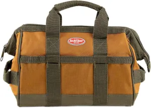 Bucket Boss Gatemouth 12 Tool Bag in Brown, 60012, 7 liters