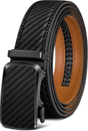 BULLIANT Men's Belt,Brand Ratchet Belt Of Genuine Leather For Gift Men Dress,Size Customized