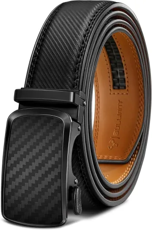 BULLIANT Men's Belt,Brand Ratchet Belt Of Genuine Leather For Gift Men Dress,Size Customized