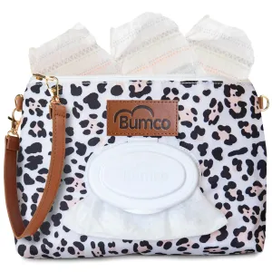 Bumco Diaper Clutch - Portable Wipes Dispenser & Travel Baby Essentials, Airtight Refillable Wipes Container