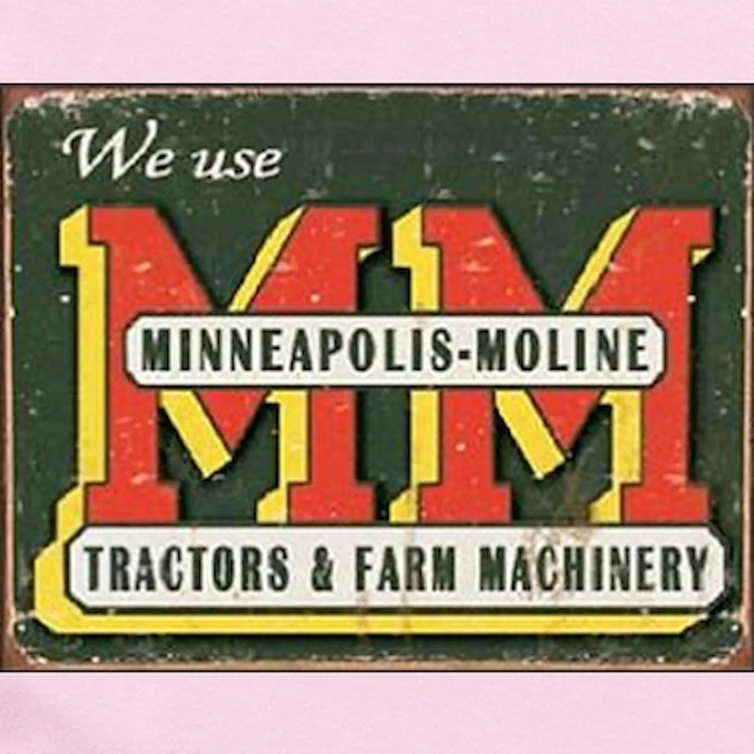 CafePress 34 1505_Minneapolis_Moline_Tractors_Logo_Tin_Sign Cute Infant Bodysuit Baby Romper