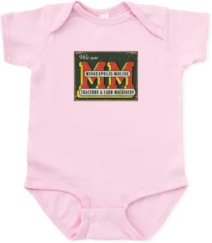 CafePress 34 1505_Minneapolis_Moline_Tractors_Logo_Tin_Sign Cute Infant Bodysuit Baby Romper