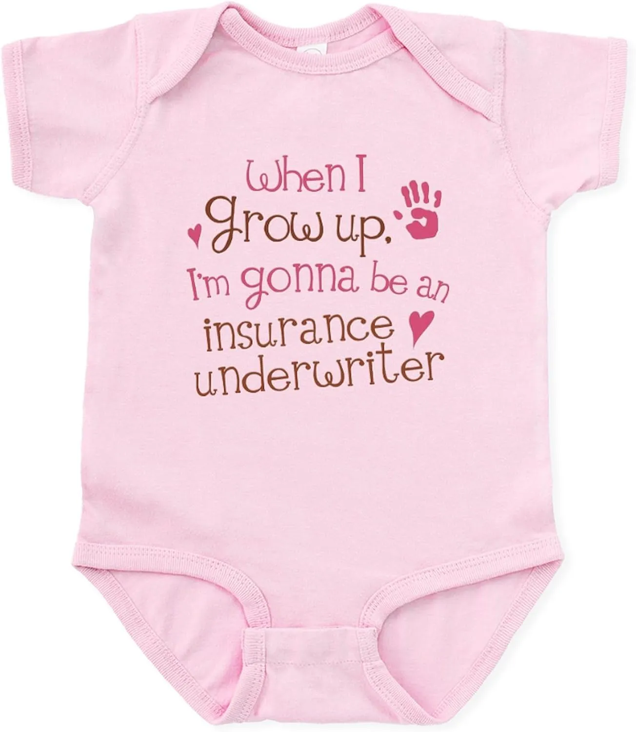 CafePress Future Insurance Underwriter Infant Bodysuit Cute Infant Bodysuit Baby Romper