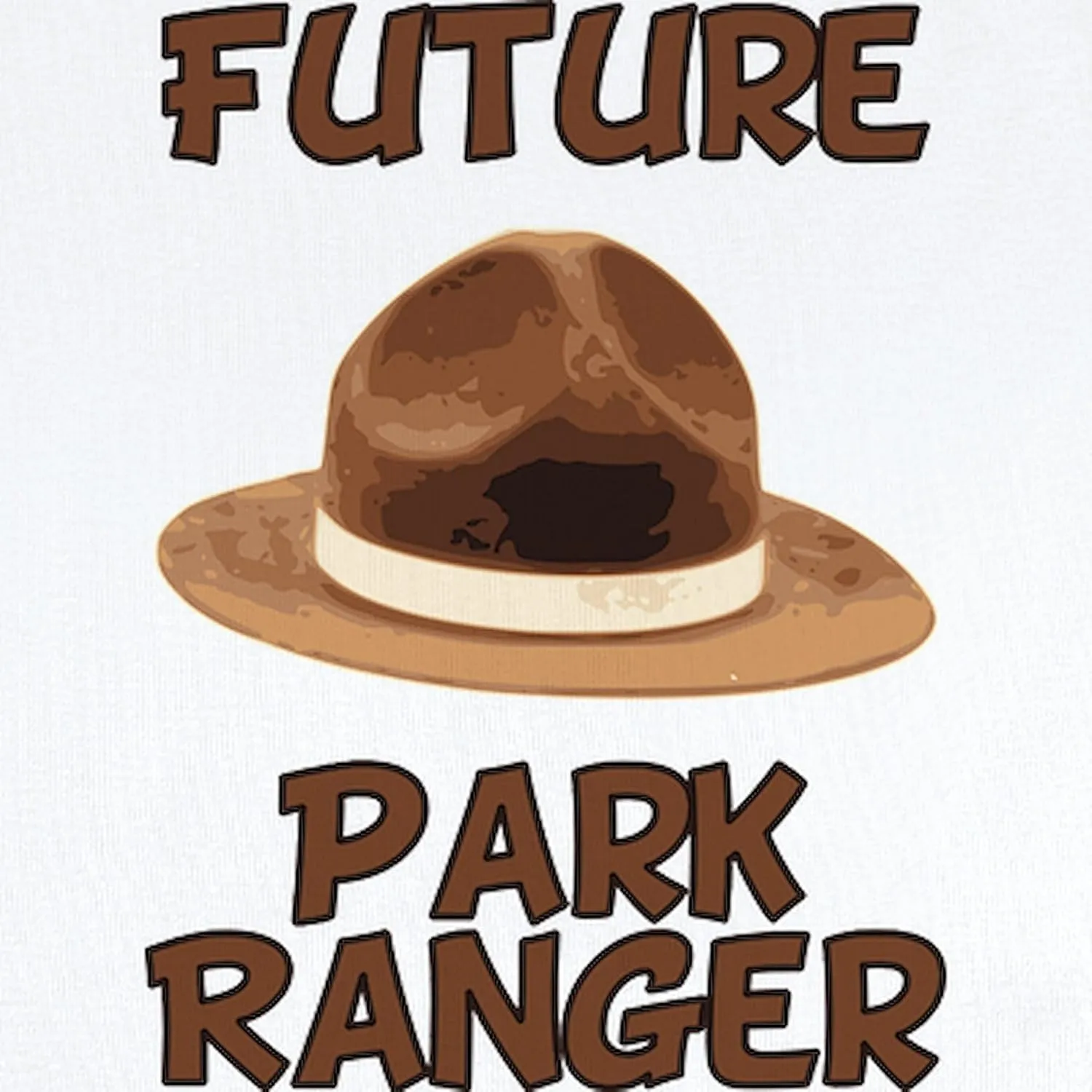 CafePress Future Park Ranger Cute Infant Bodysuit Baby Romper