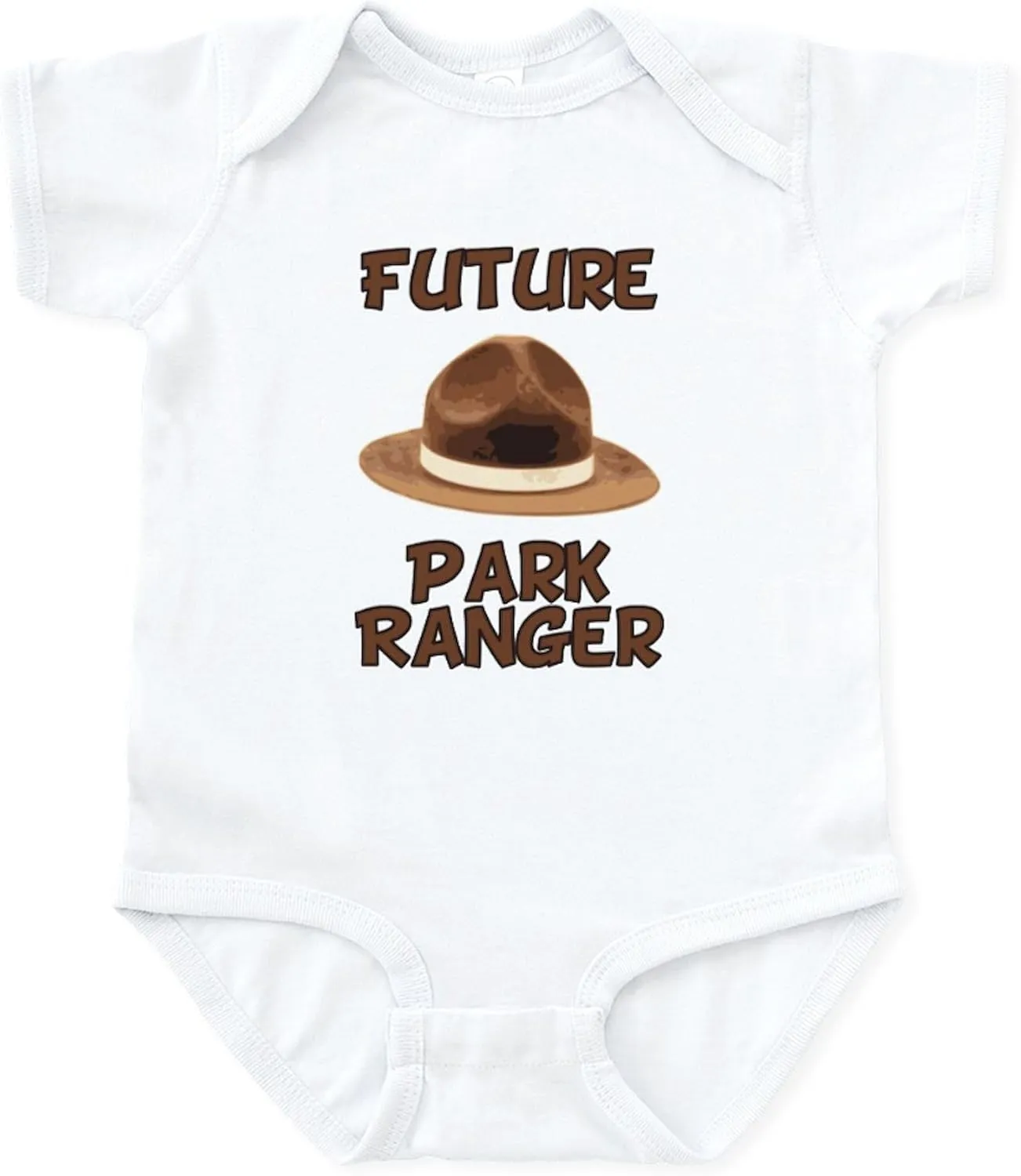 CafePress Future Park Ranger Cute Infant Bodysuit Baby Romper