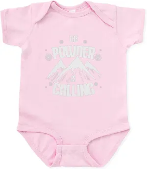 CafePress Ice Climber Rock Climbing Snow Powder is Body Suit Cute Infant Bodysuit Baby Romper