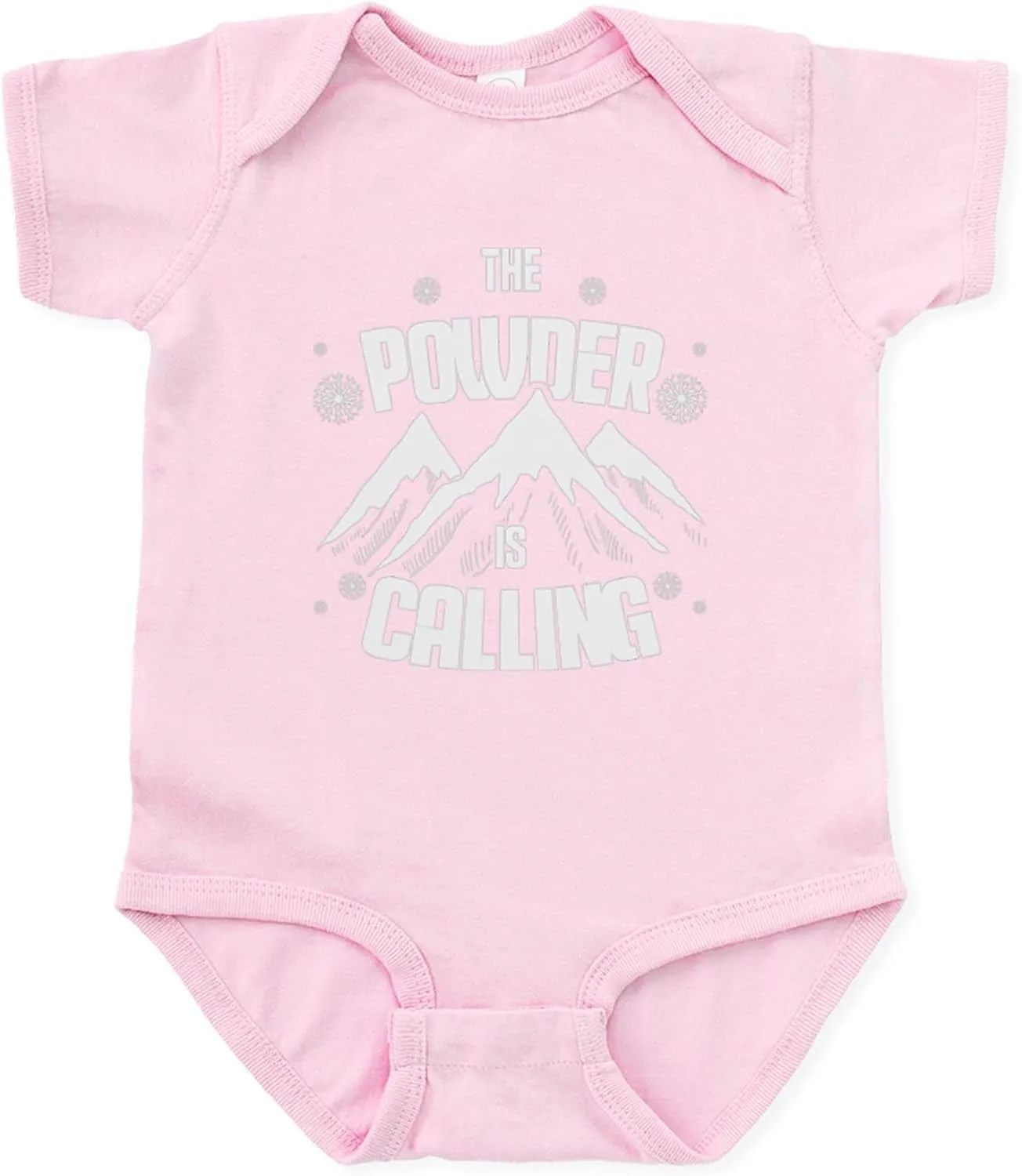 CafePress Ice Climber Rock Climbing Snow Powder is Body Suit Cute Infant Bodysuit Baby Romper