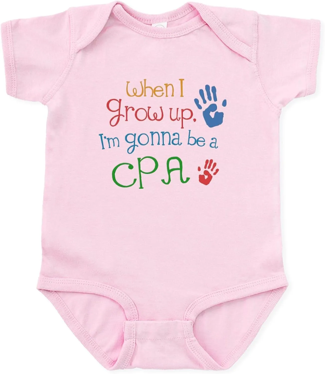 CafePress Kids Future CPA Infant Bodysuit Cute Infant Bodysuit Baby Romper