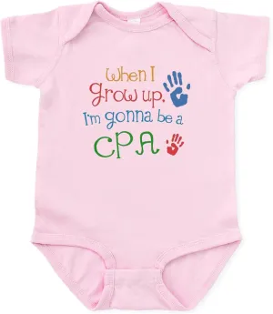 CafePress Kids Future CPA Infant Bodysuit Cute Infant Bodysuit Baby Romper