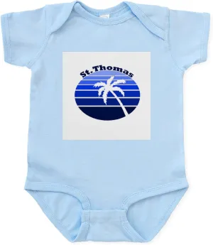 CafePress St. Thomas, USVI Infant Bodysuit Cute Infant Bodysuit Baby Romper
