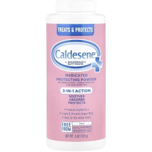 Caldesene Medicated Protecting Powder with Zinc Oxide & Cornstarch, 5 oz (Pack of 6)