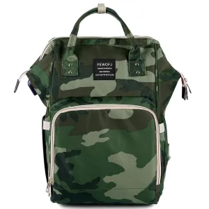 Camo Dad Diaper Bag Backpack for Baby Boy, Large Tactical Nappy Bags for Mens Travel