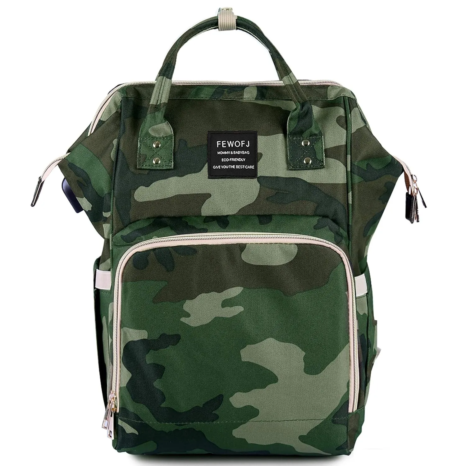 Camo Dad Diaper Bag Backpack for Baby Boy, Large Tactical Nappy Bags for Mens Travel