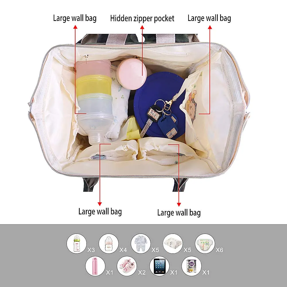 Camo Dad Diaper Bag Backpack for Baby Boy, Large Tactical Nappy Bags for Mens Travel