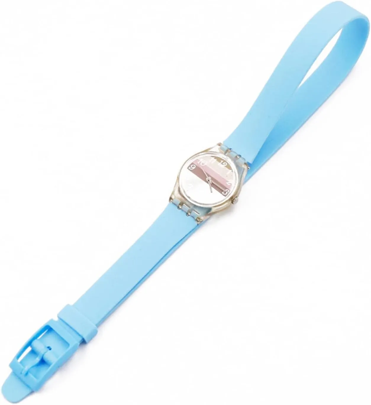CAREG Pin Buckle 12mm Silicone Strap Women's Watch Accessories Compatible With Swatch LW143 LB131 LB170 LS115 Long Children's Strap Watch Band Durable