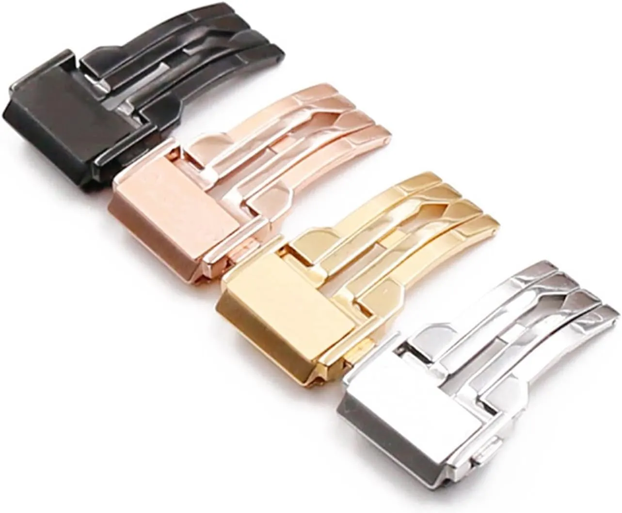 CAREG Rubber Strap Men's Watch Accessories Leather Strap Female Buckle Compatible With Big Series 19mmx25mm Waterproof Bracelet Durable