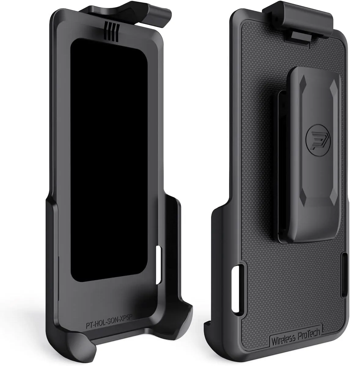 Case Compatible with Sonim XP5Plus (XP5900) (Knob and No Knob Versions) Swivel Belt Clip Holster with Secure Latch