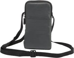 Cell Phone Belt Clip Bag Men, Cell Phone Shoulder Holster, 6.0" Outdoor Travel Vertical Phone Holster Waist Pouch Cellphone Shoulder Messenger Bag Zipper Wallet Phone Holder with Belt Loop Carabiner
