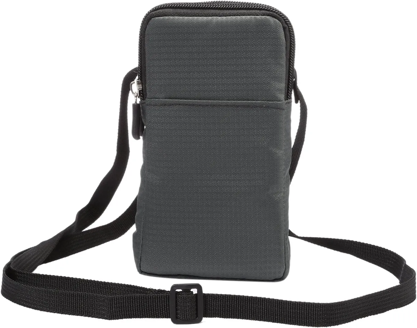 Cell Phone Belt Clip Bag Men, Cell Phone Shoulder Holster, 6.0" Outdoor Travel Vertical Phone Holster Waist Pouch Cellphone Shoulder Messenger Bag Zipper Wallet Phone Holder with Belt Loop Carabiner