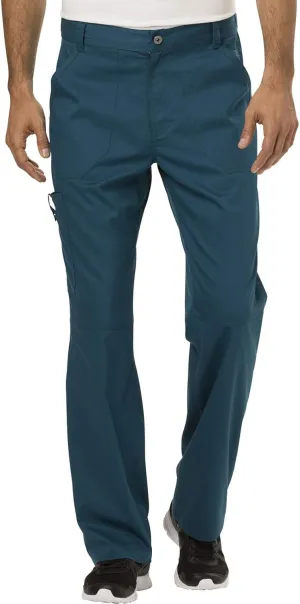 Cherokee Cargo Pants for Men Scrub, Modern Fit Inside Drawstring Bottom WW140