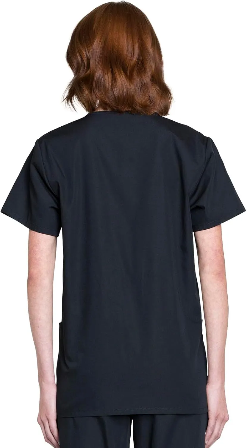 Cherokee Men and Women Scrub Set, V-neck Scrub Top with Drawstring Pants WW530C