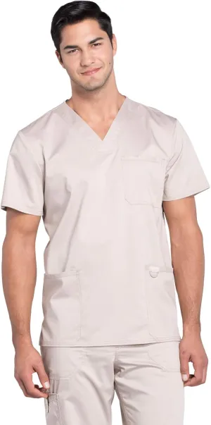 Cherokee V- Neck Men's Scrubs Top with Pockets WW670