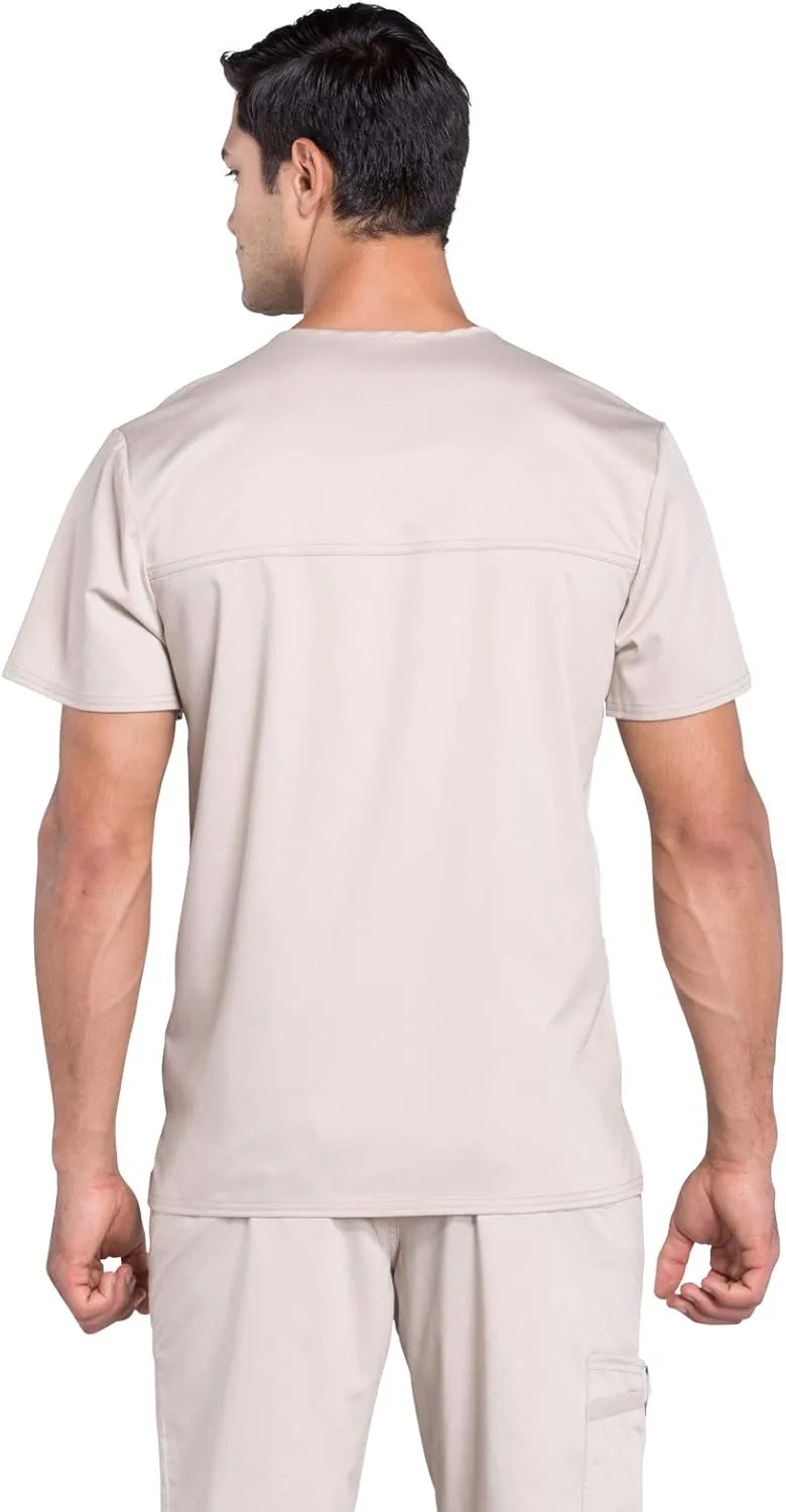 Cherokee V- Neck Men's Scrubs Top with Pockets WW670