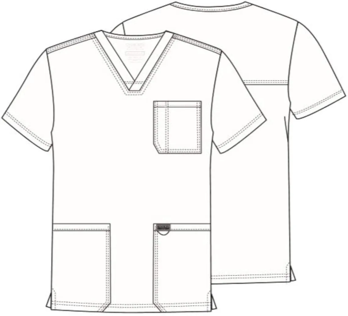 Cherokee V- Neck Men's Scrubs Top with Pockets WW670